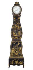 19th Century Swedish Chinoiserie Mora Longcase Clock