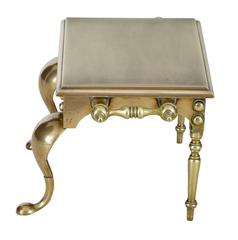 High Victorian 19th Century Brass Trivet Footman