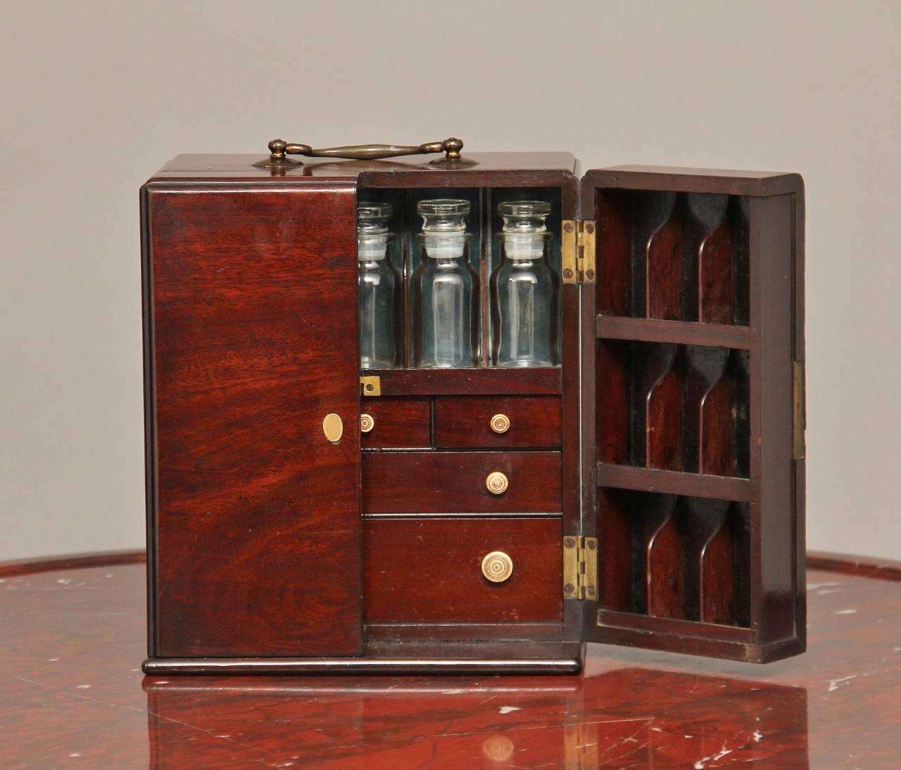19th Century Mahogany Apothecary Cabinet 2
