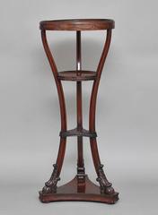 Early 20th Century Mahogany Jardinière Stand