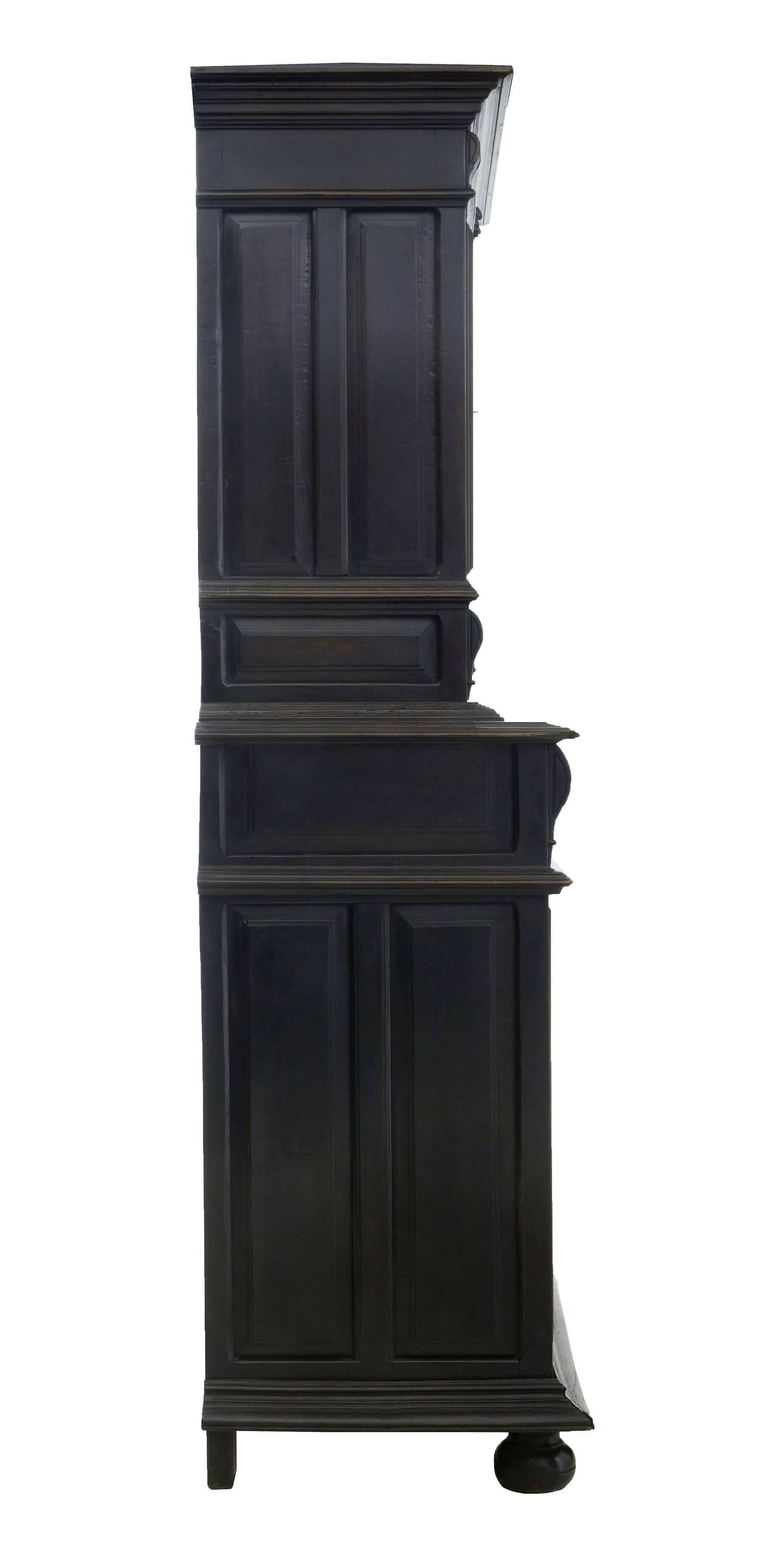 19th Century Italian Carved Walnut Cabinet 2