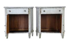 Pair of 19th Century Swedish Bedside Cabinets