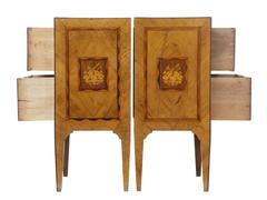Fine Pair of Early 19th Century Maltese Inlaid Chest of Drawers