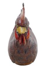 19th Century Carved Advertising Sign of a Cockerel Rooster