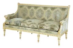 Late 19th Century Painted and Gilt Three-Piece Suite