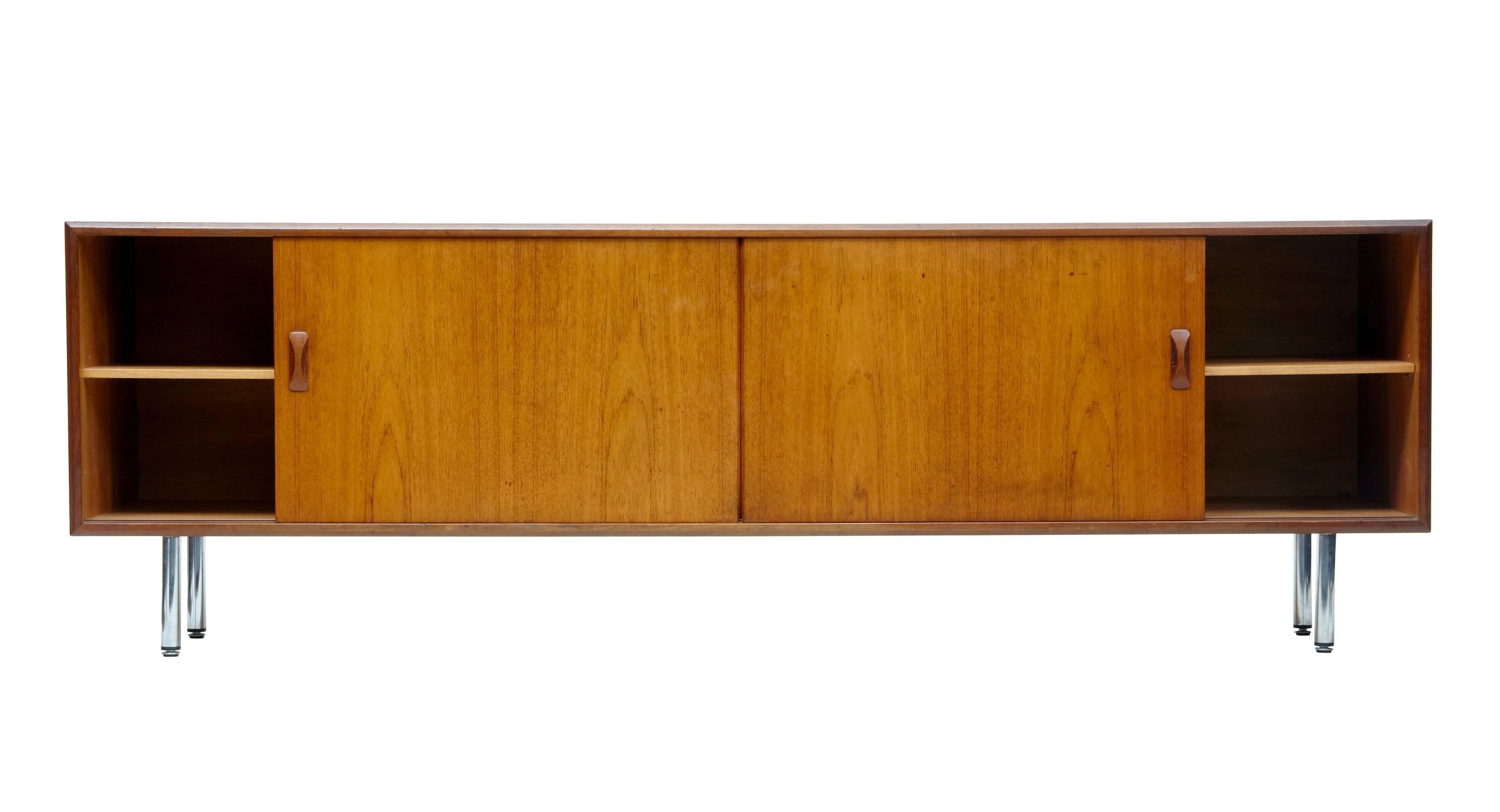 Scandinavian Modern Large Danish 1960s Teak Sideboard