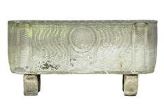 Unique Anglo Roman Limestone Sarcophagus