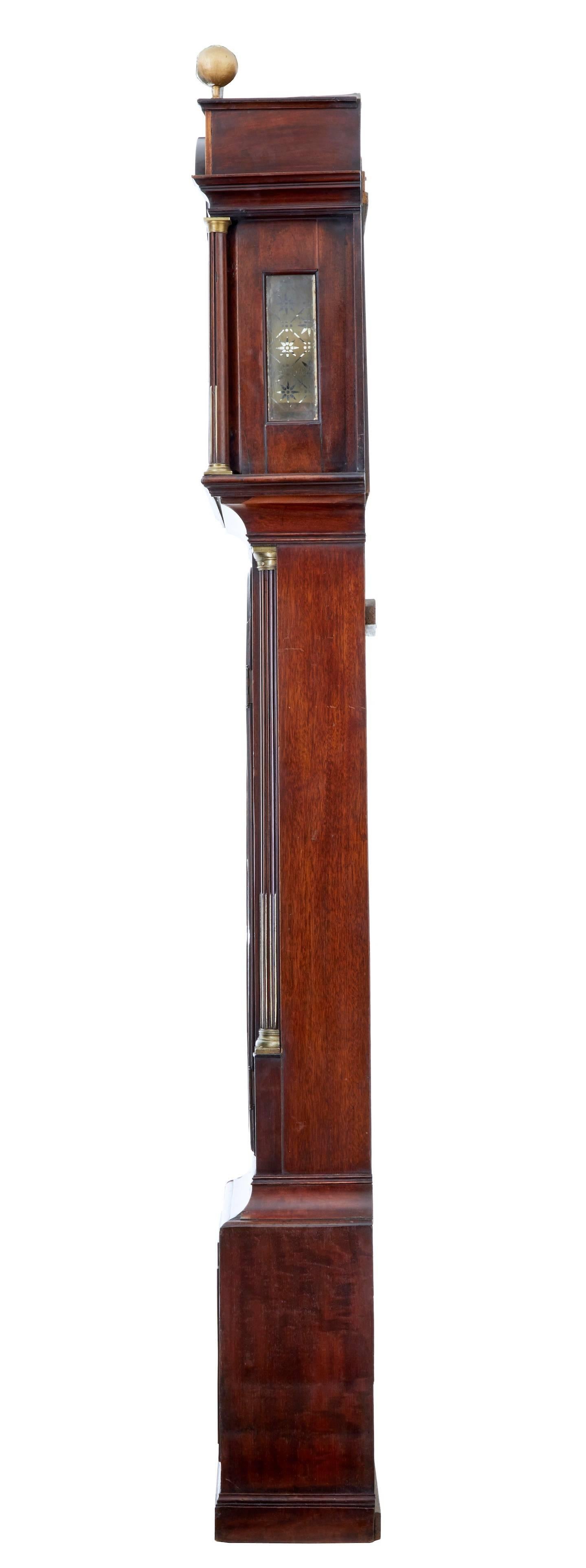 Georgian Late 18th Century Mahogany Longcase Clock John Purden London