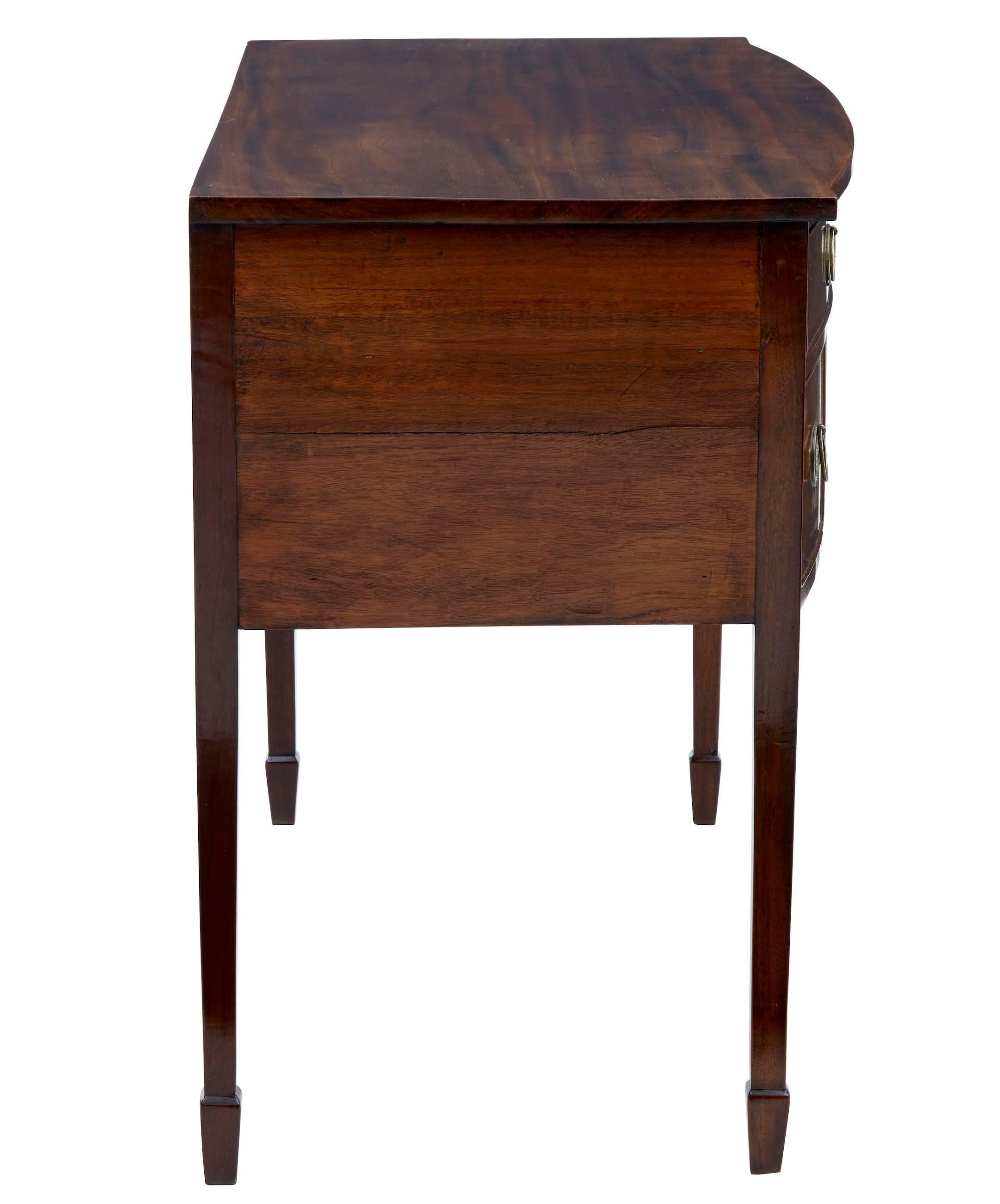19th Century Mahogany William IV Mahogany Small Sideboard In Good Condition In Debenham, Suffolk