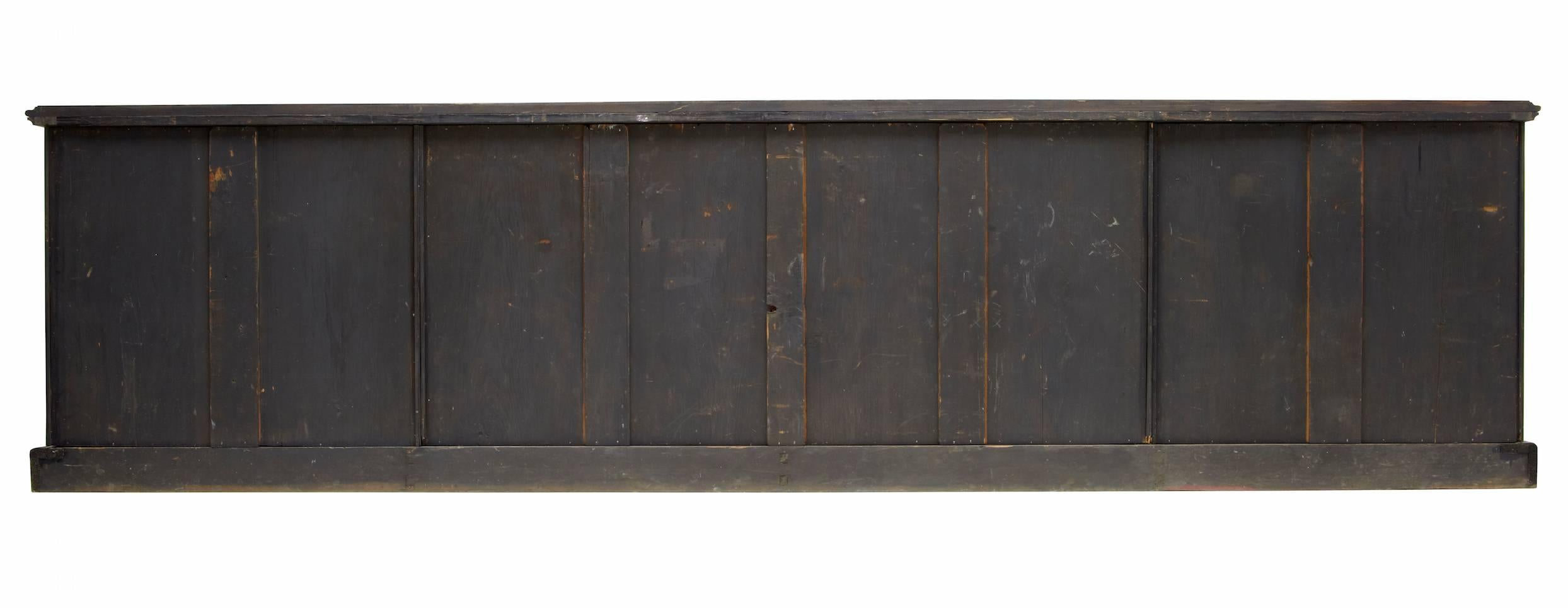 Rare 19th Century William IV Rosewood Breakfront Low Open Bookcase In Good Condition In Debenham, Suffolk