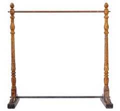 19th Century Large Scumbled Clothes Rail
