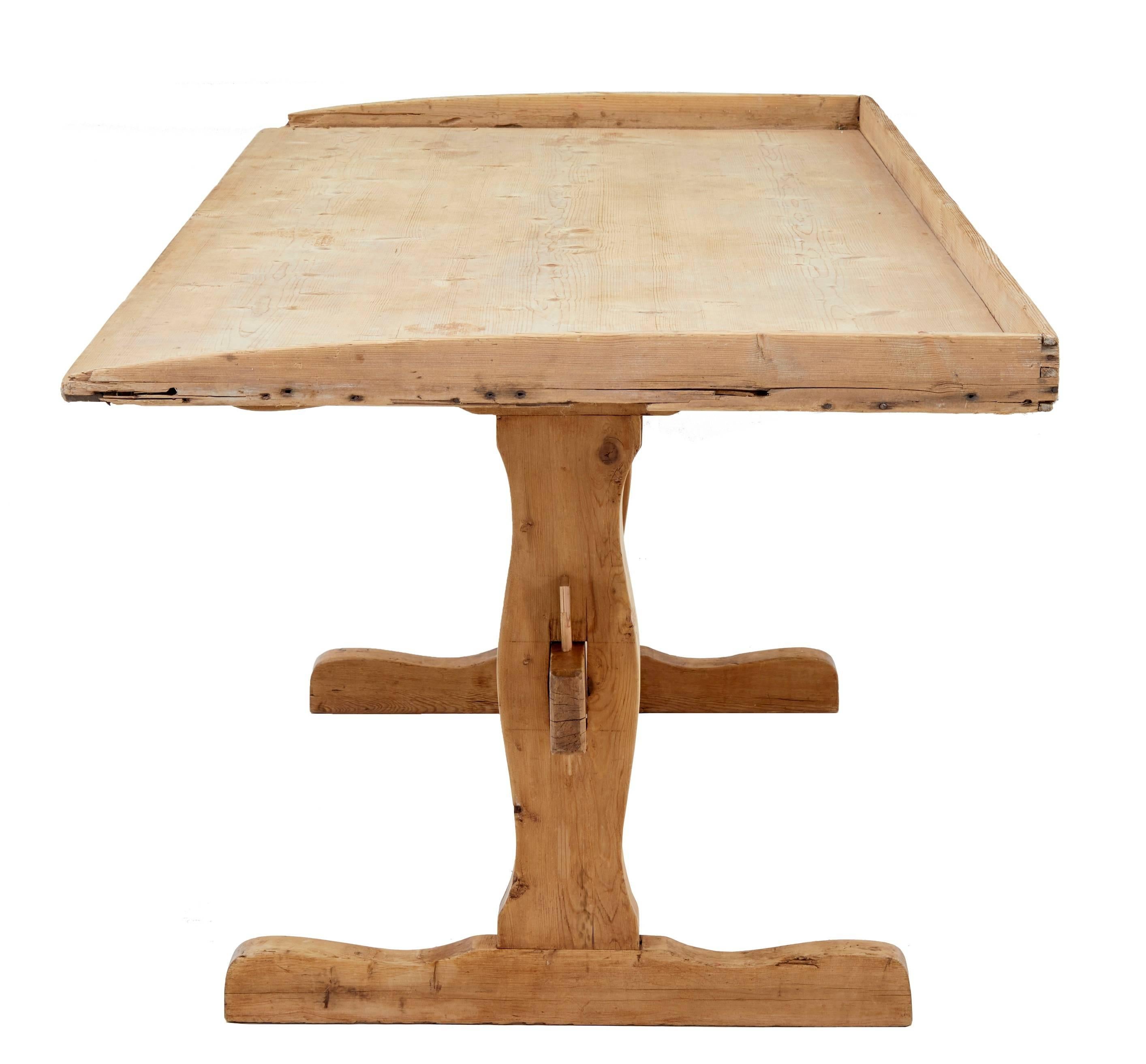 Rustic 19th Century, Swedish Pine Work Table