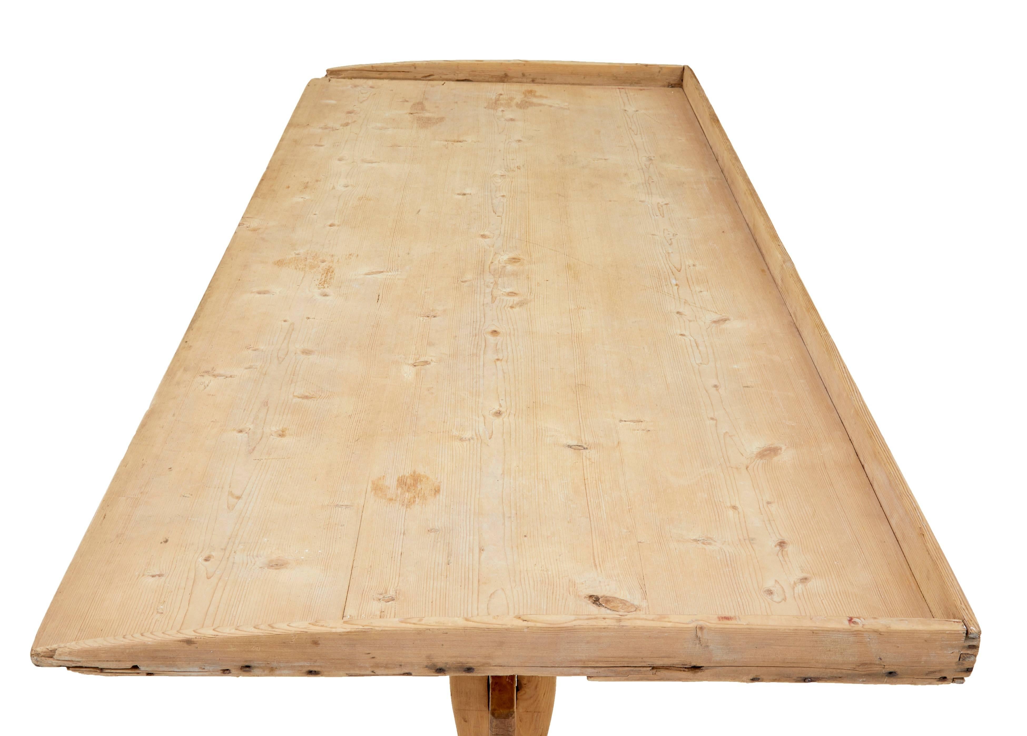 Woodwork 19th Century, Swedish Pine Work Table