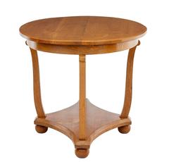 19th Century Oak Oval Centre Table