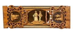 Metamorphic Sorrento Ware Olivewood Book Slide