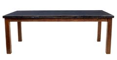 Large 19th Century Teak and Painted Dining Table