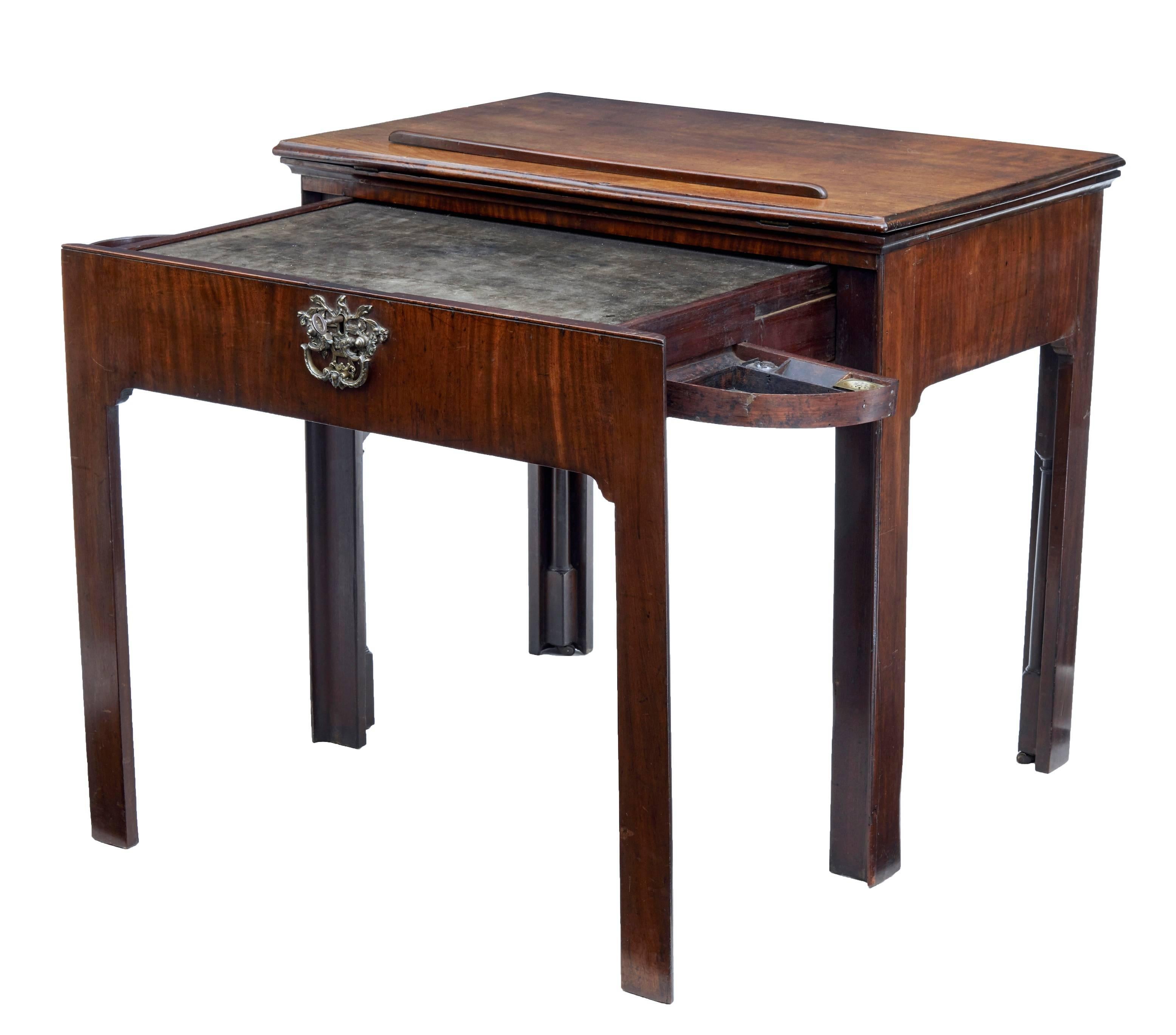 Great Britain (UK) Fine Quality Georgian Mahogany Metamorphic Architects Desk