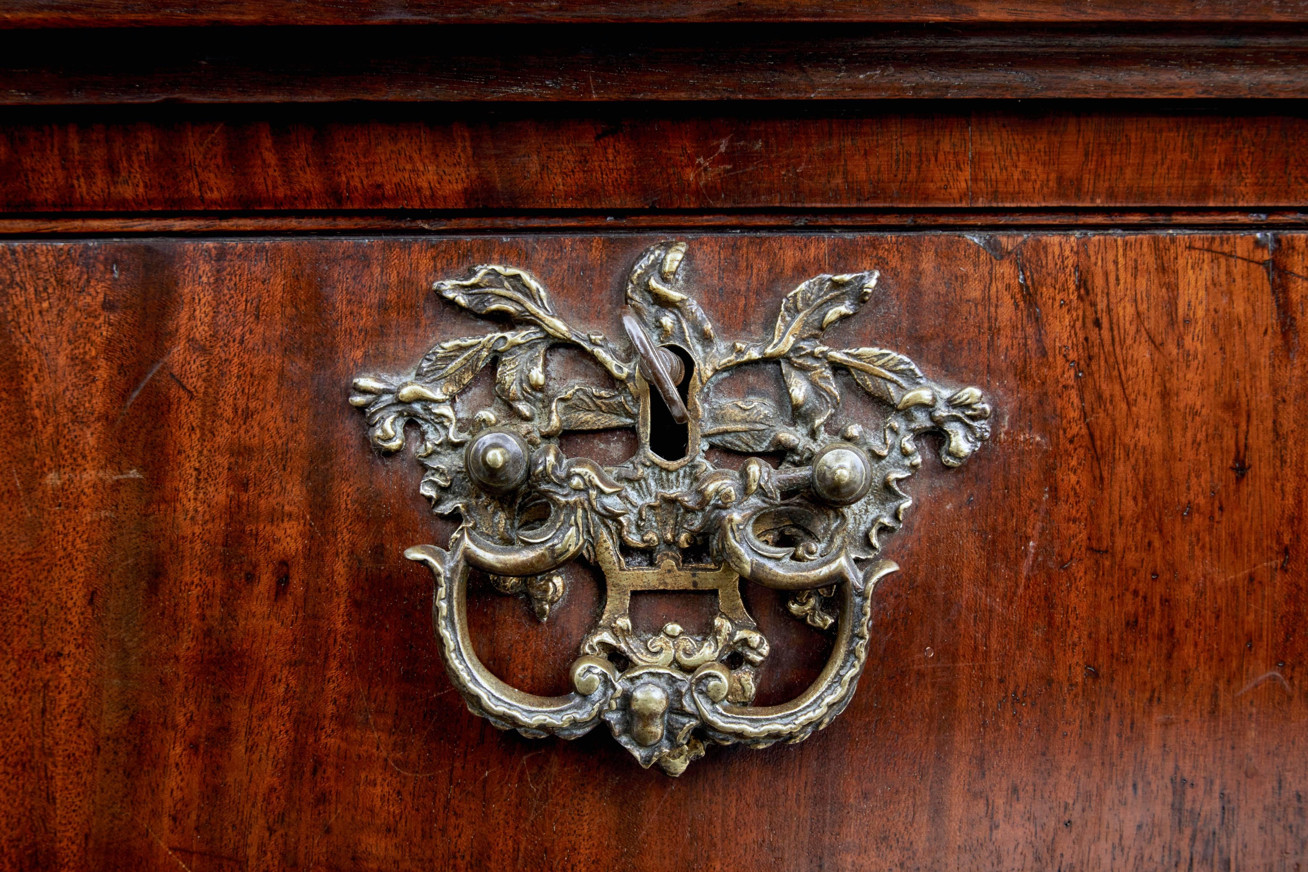 Fine Quality Georgian Mahogany Metamorphic Architects Desk 2