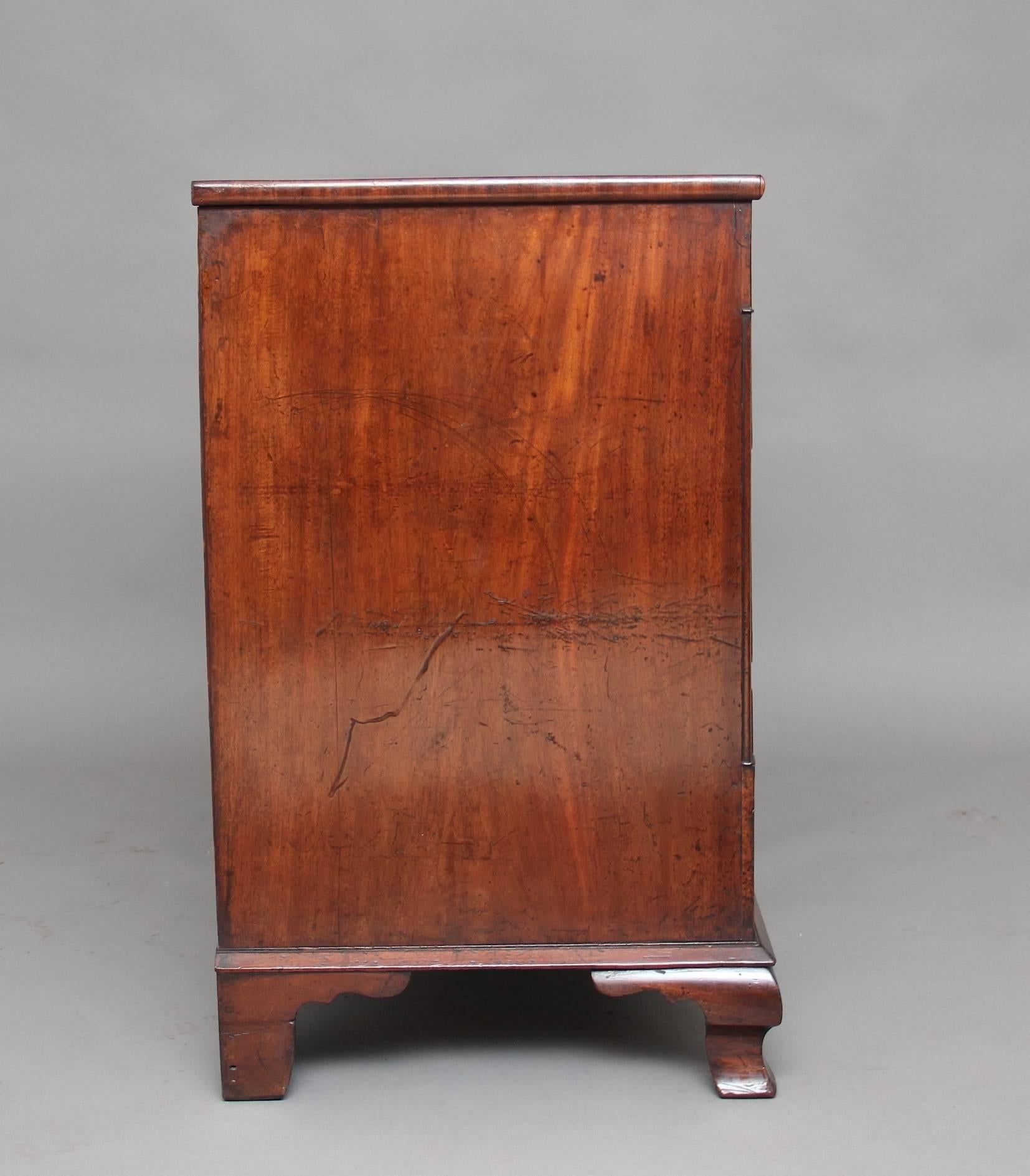 Inlay 19th Century William IV Inlaid Mahogany Chest of Drawers