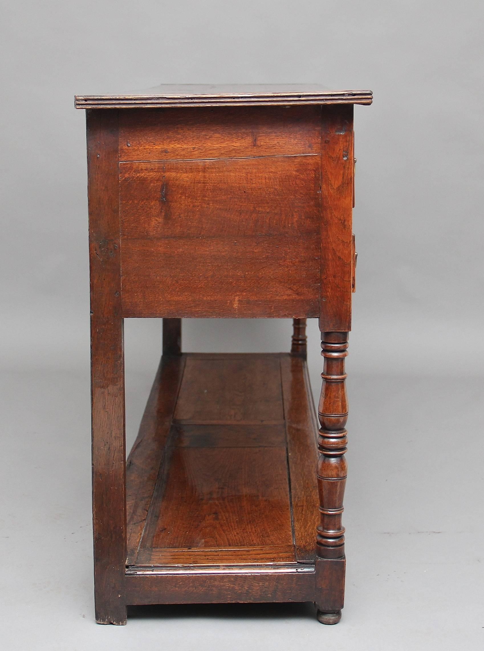 Great Britain (UK) 18th Century Georgian Oak Potboard Dresser Base