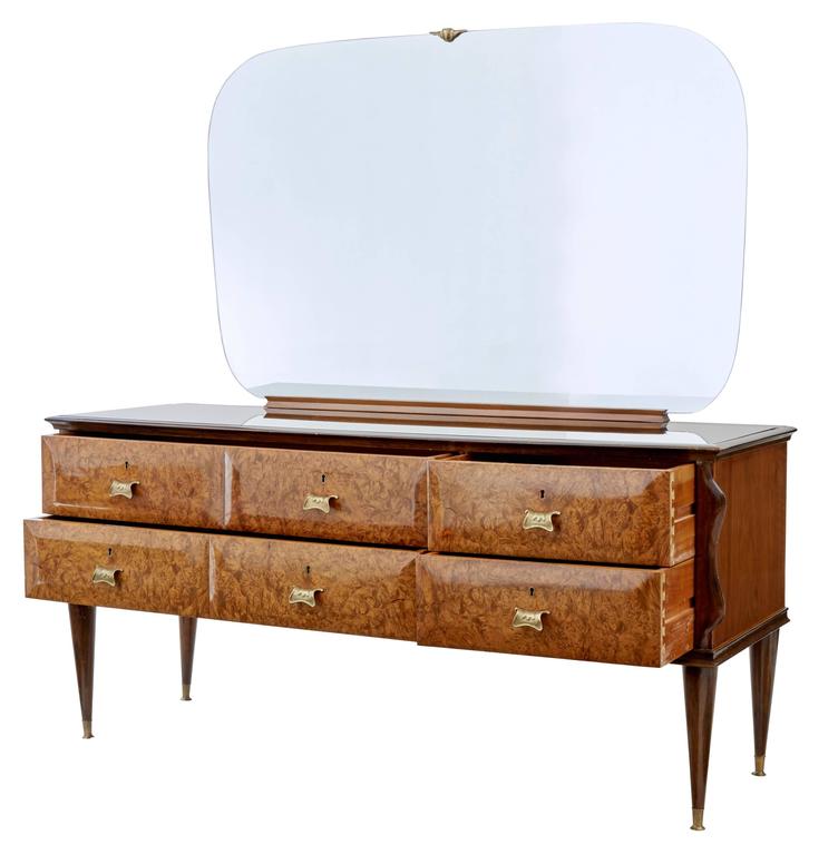 20th Century Italian Walnut and Mahogany Bedroom Suite, 1950s at 1stDibs mahogany bedroom set
