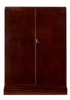 1930s, Mahogany and Oak Compactum Ltd Gentleman's Wardrobe