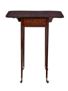 19th Century Regency Mahogany Small Drop-Leaf Table