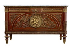 20th Century Louis XVI Influenced Commode a Vantaux