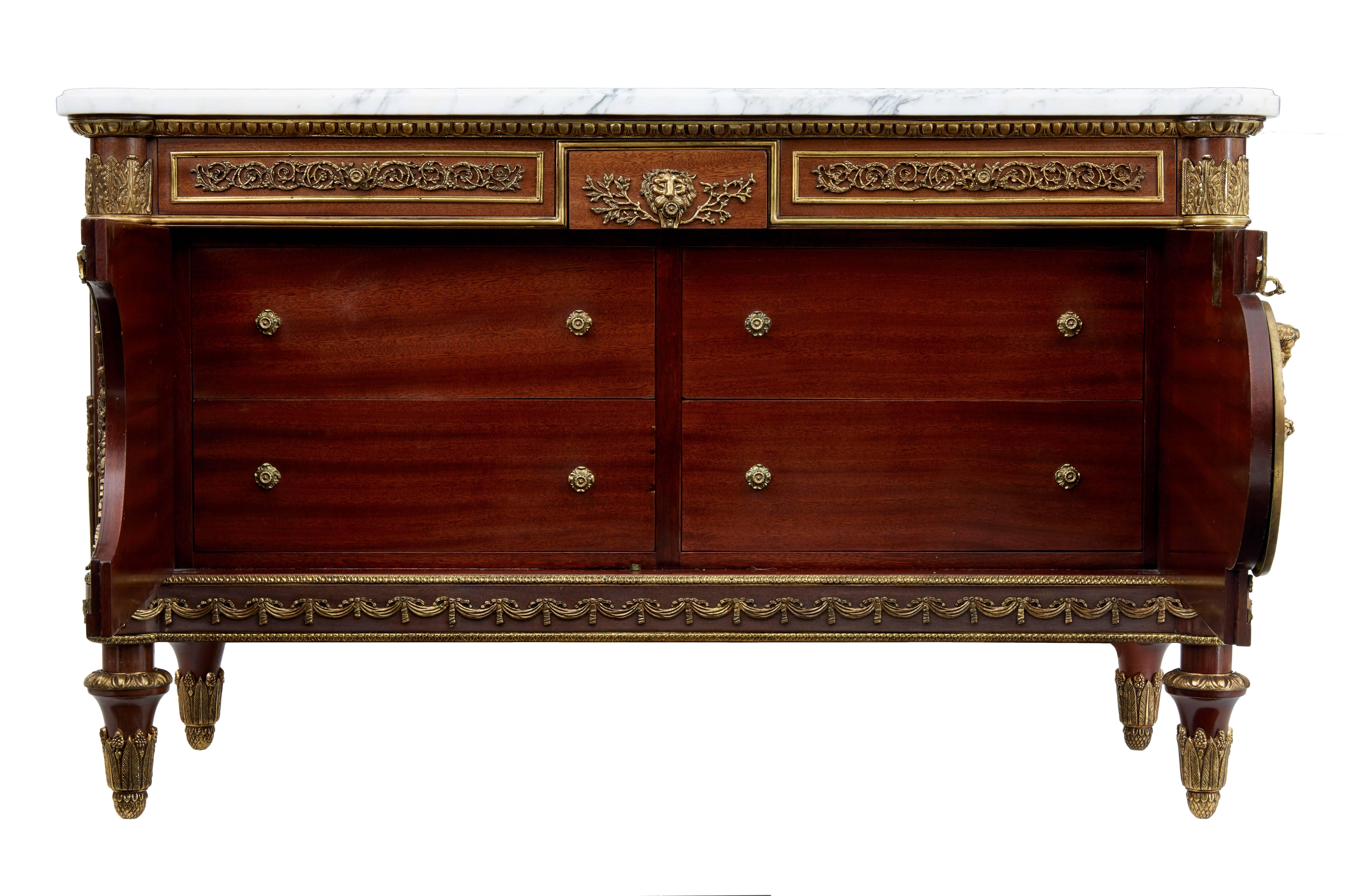 Spanish 20th Century Louis XVI Influenced Commode a Vantaux