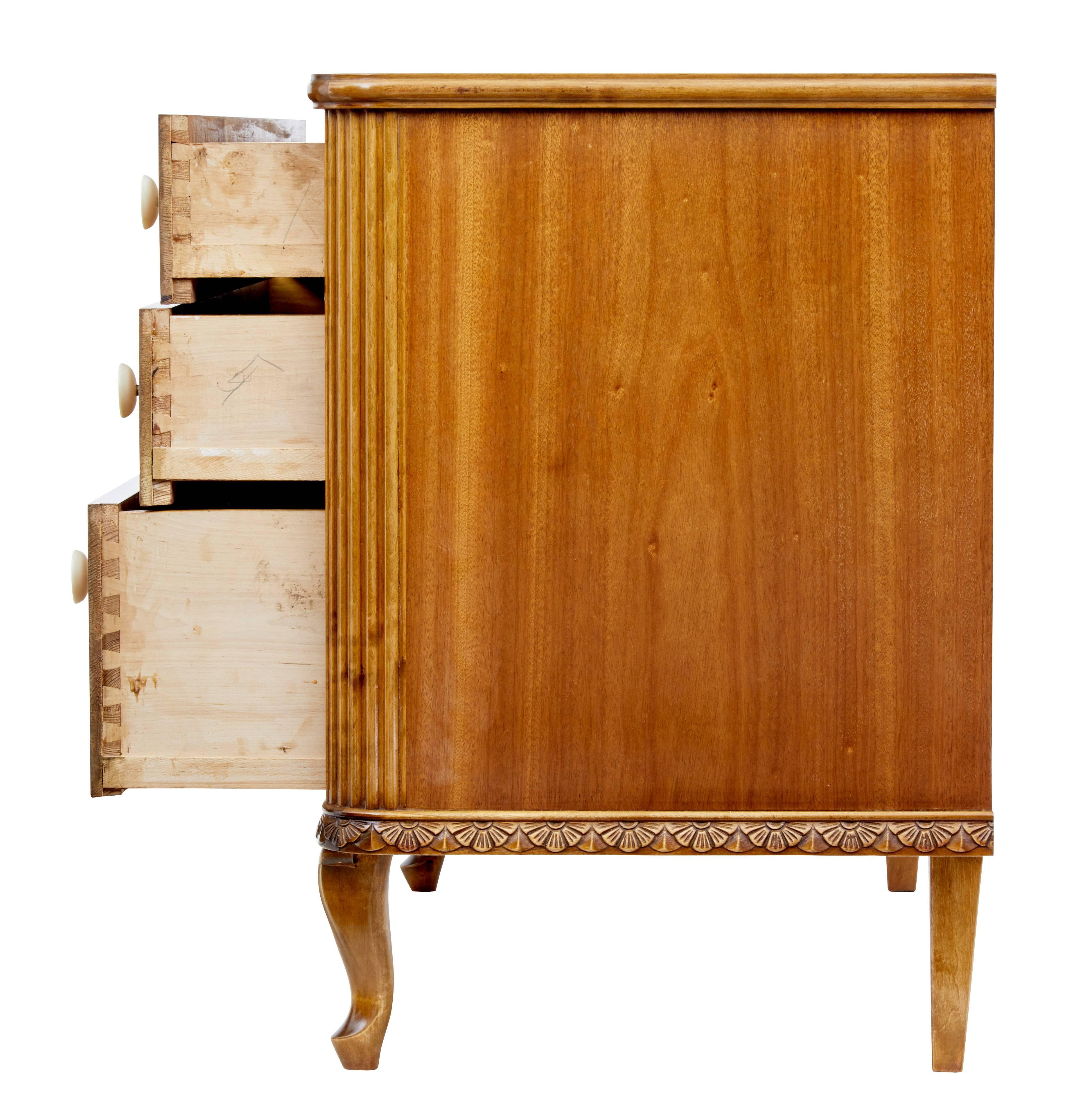 Scandinavian Modern Mid-20th Century Scandinavian Teak Chest of Drawers