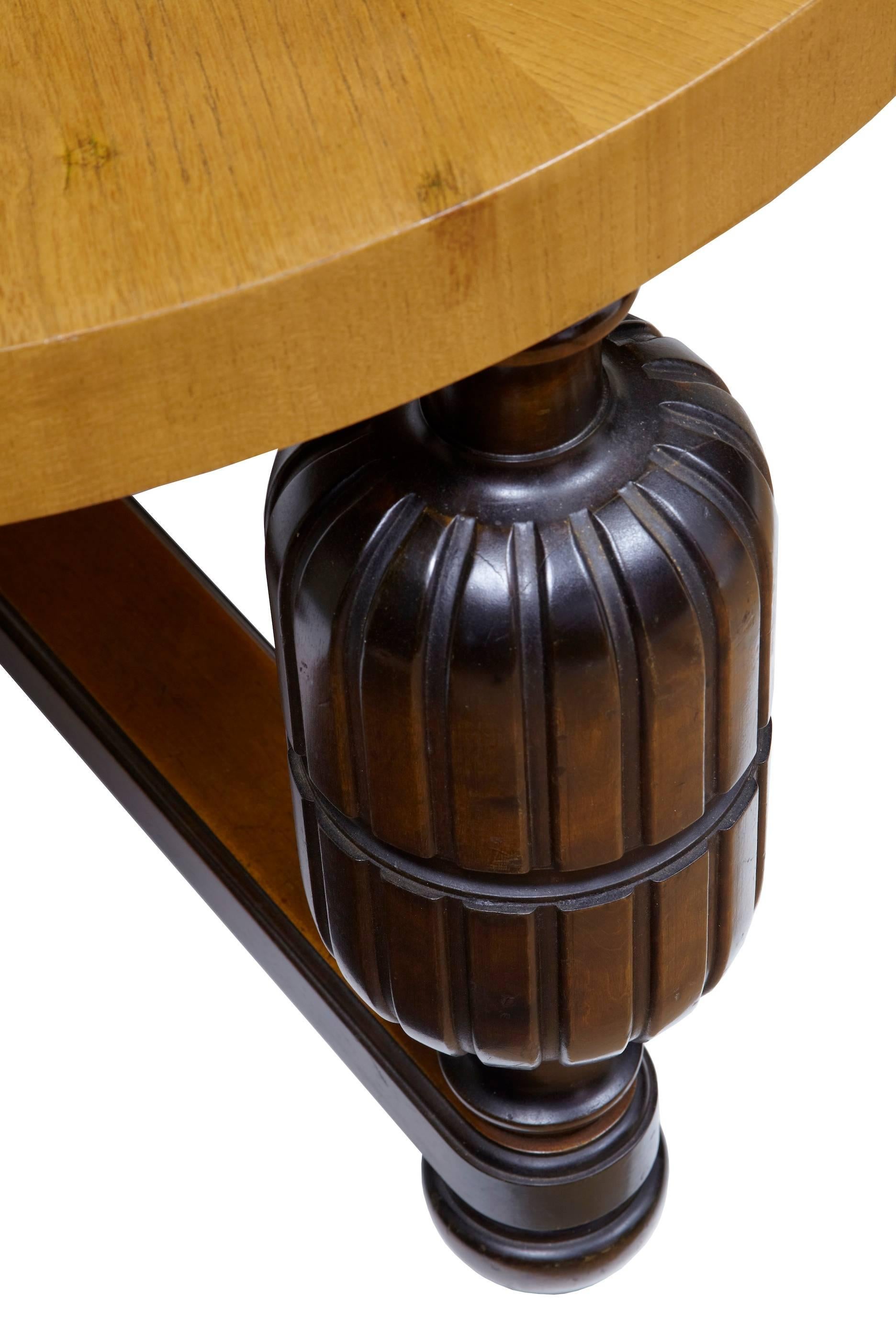 Woodwork Art Deco Swedish Birch Coffee Table
