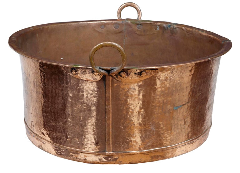 19th Century Large Cooking Copper Pot at 1stDibs