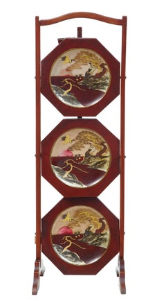 1920s Japanese Lacquered Three-Tier Cake Stand