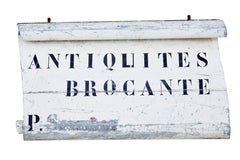 Early 20th Century French Antique Street Shop Sign