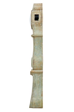 19th Century Original Painted Swedish Mora Long Case Clock