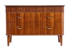 Scandinavian Modern 1950s Mahogany Chest of Drawers