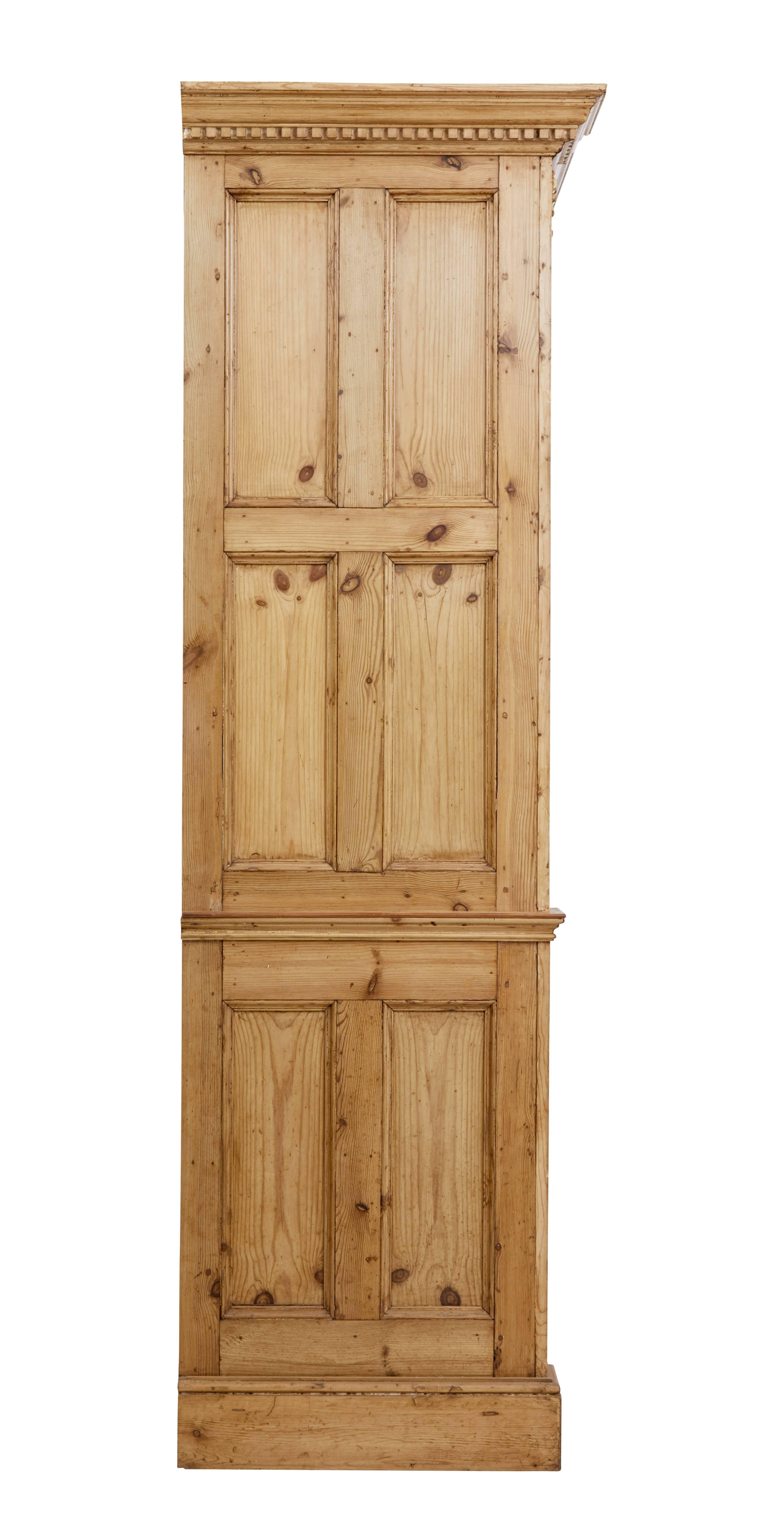 Woodwork Architectural early 19th century converted pine cabinet