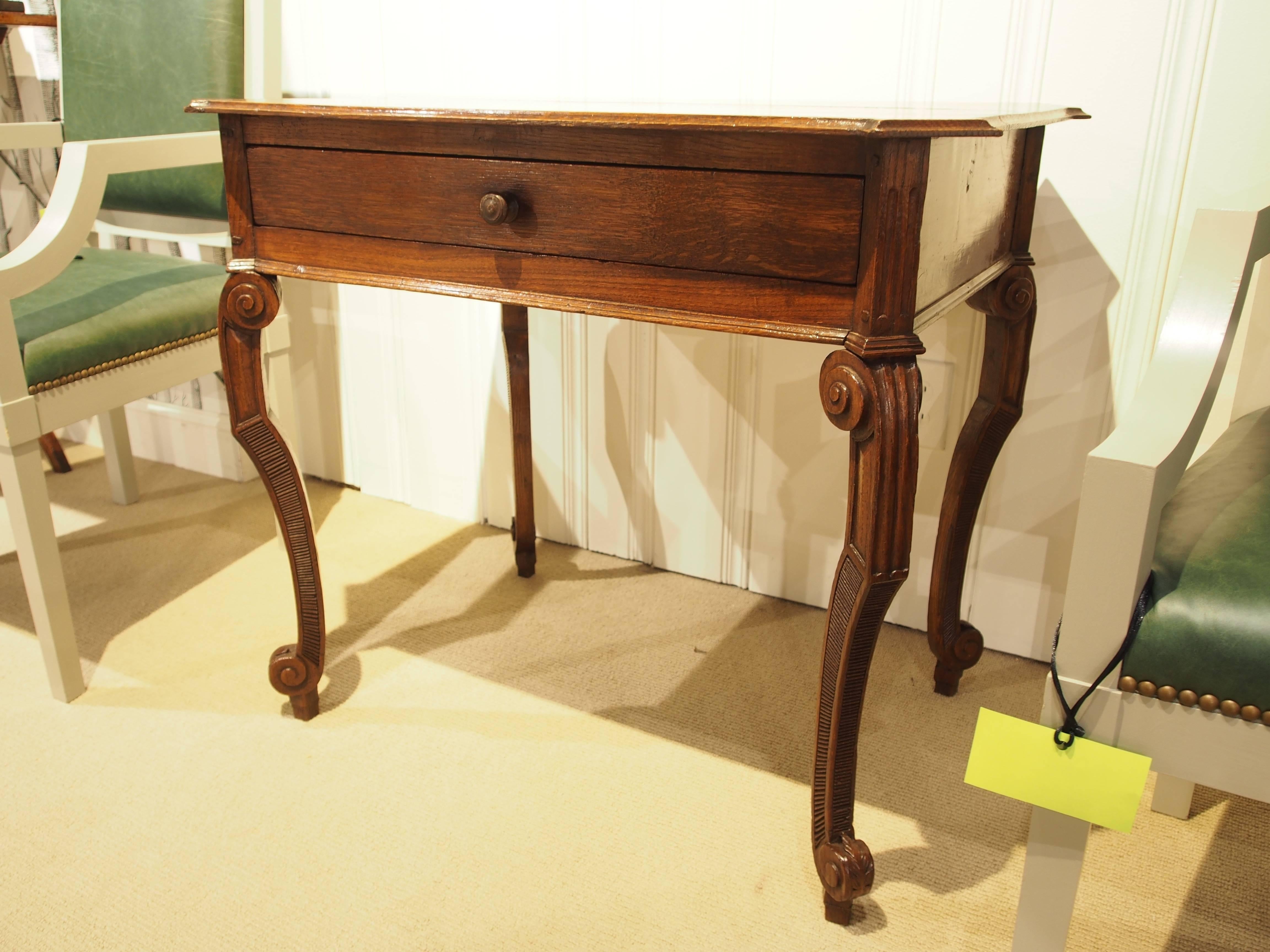 French Table in Oak, circa 1850 For Sale