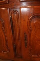 French Large Oak Enfilade Buffet with Cabinets c. 1920
