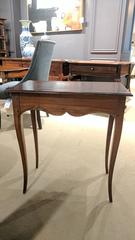 Small French Side Table in Cherry with One Drawer