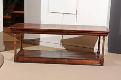 Louis-Philippe Tailor Table in Red Pine, circa 1850, Long French Table