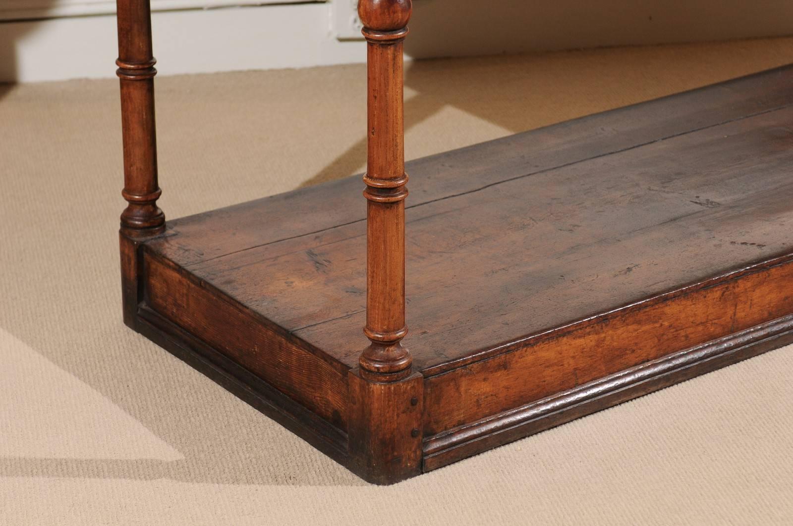 Louis-Philippe Tailor Table in Red Pine, circa 1850, Long French Table For Sale 1