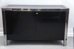 Pace Collection Chrome Credenza or File Cabinet