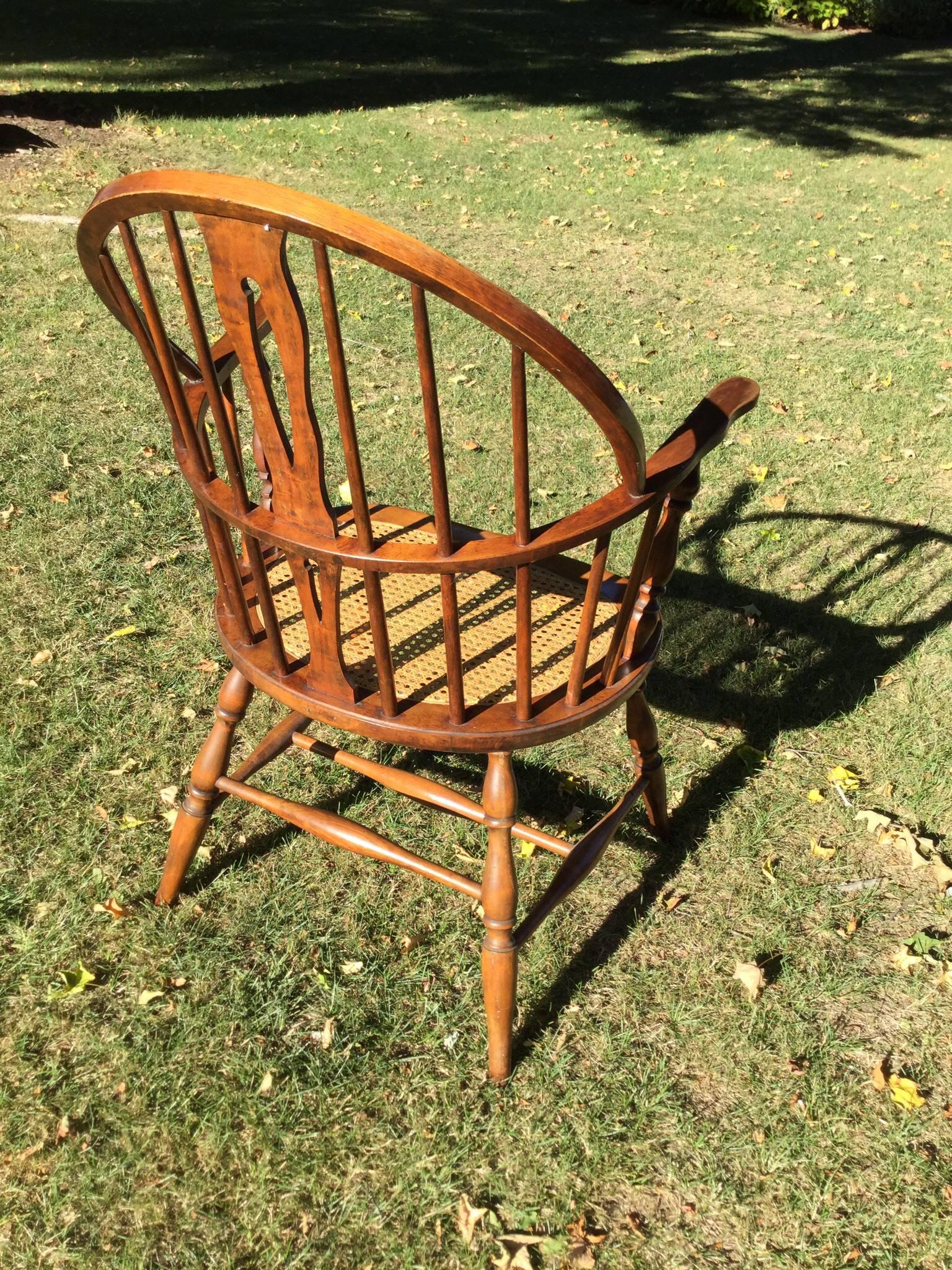 Early American Windsor Style Armchair For Sale 4