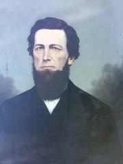 Oil on Board of Male Gentleman from the Early American Settlers