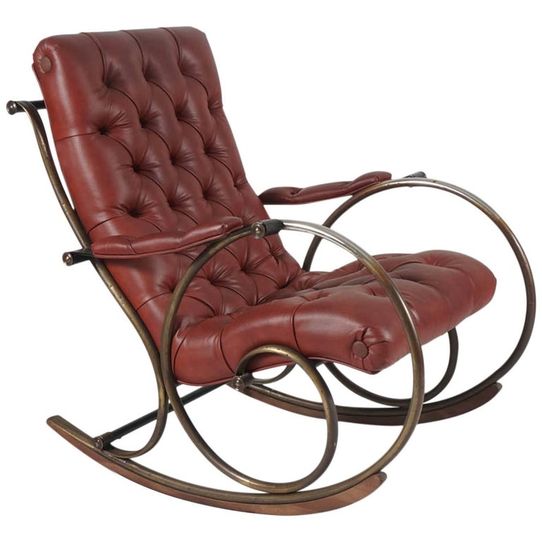 Midcentury Lee Woodard Rocker, Rocking Chair at 1stDibs | lee woodard rocking chair, woodard 