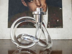 Dorothy Thorpe Lucite Candlesticks