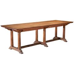 Arts & Crafts Refectory Dining Table