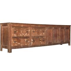 Massive Primitive Chest of Drawers