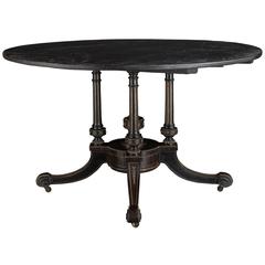 Ebonized Mahogany and Pine Centre Table, circa 1900